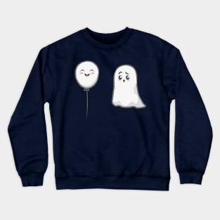 Kawaii Ghost with Ballon Crewneck Sweatshirt